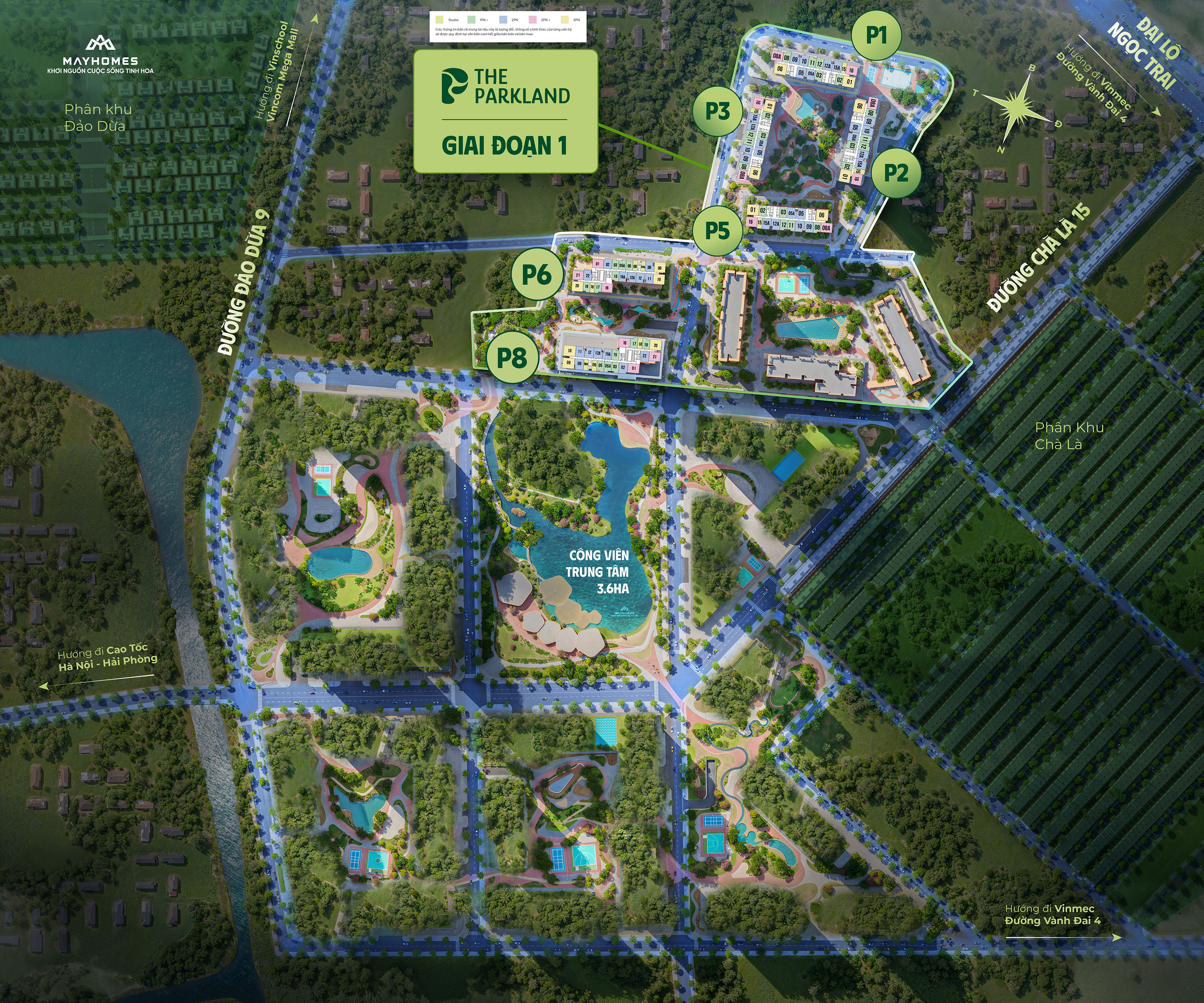 Tổng mặt bằng Imperia Ocean City The Parkland